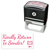 「送り主に戻って!」 ゴム印 セルフインキングスタンプ (インサイチュ)