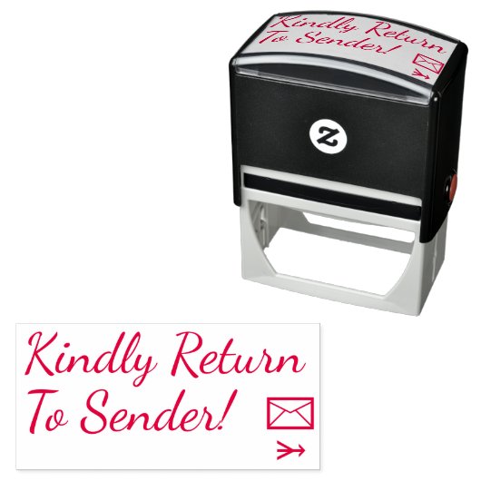 「送り主に戻って!」 ゴム印 セルフインキングスタンプ (インサイチュ)