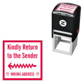 送り主に戻るラバースタンプ セルフインキングスタンプ (インサイチュ)