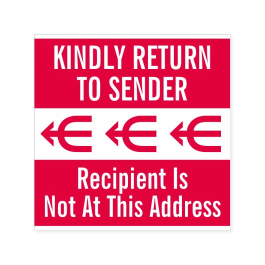 送り主に戻る"ゴム印 セルフインキングスタンプ (デザイン)