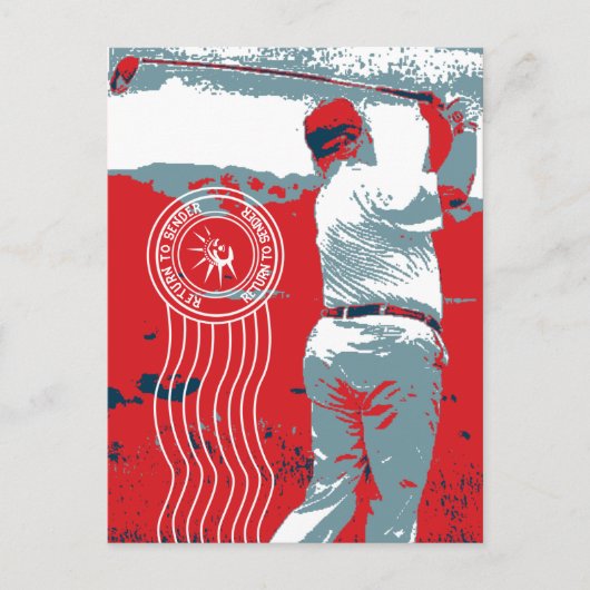 送り主への切札のリターン ポストカード (正面)