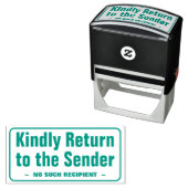 「送り先に返却願います」ゴム印 セルフインキングスタンプ (インサイチュ)