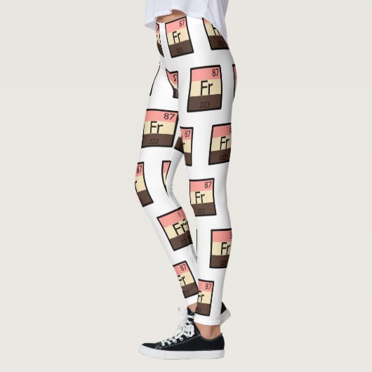 送り装置のフランシウムFrの周期表のレギンス レギンス (左)