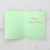 送るべきあなたのためのヴィンテージのイースターエッグカード シーズンカード (内部)