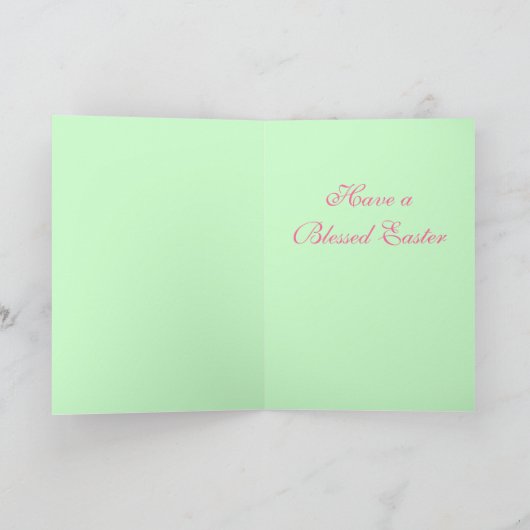 送るべきあなたのためのヴィンテージのイースターエッグカード シーズンカード (内部)