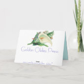 送るべきあなたのためのヴィンテージのイースターエッグカード シーズンカード (裏面)