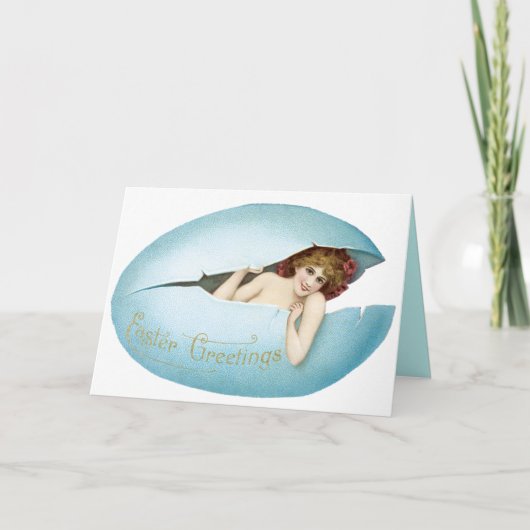 送るべきあなたのためのヴィンテージのイースターエッグカード シーズンカード (正面)