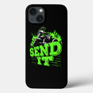 『送れよフォーホイーラーATVクアッドバイクライダー』 iPhone 13ケース