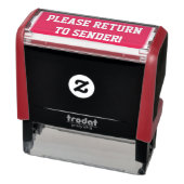 「送ミニマル信に戻って下さい!」 ゴム印 セルフインキングスタンプ (商品)