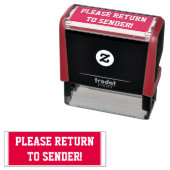 「送ミニマル信に戻って下さい!」 ゴム印 セルフインキングスタンプ (インサイチュ)