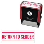 「送ミニマル信に戻る」ゴム印 セルフインキングスタンプ (インサイチュ)