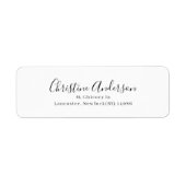 送付先住所ラベル ラベル (正面)