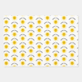 送信サンシャインラッピング紙シート ラッピングペーパーシート (正面)