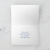 送信ハグ悔やみや弔慰ロスBluebard カード (内部)