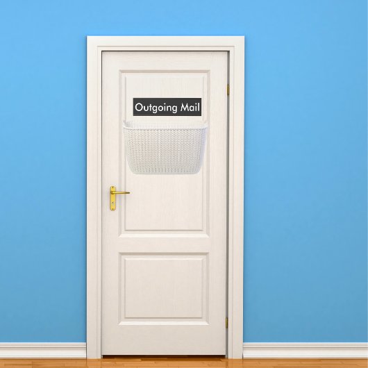 送信メール（黒） サインプレート