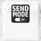 送信モードオン スクエアシール (バッグ)