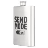 送信モードオン フラスク (左)