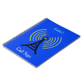 送信機付きハム無線ノート ノートブック (左側)