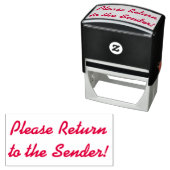「送信者に戻ってくれ！」 ゴム印 セルフインキングスタンプ (インサイチュ)