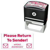 「送信者に戻って下さい」「宛先が違う」 セルフインキングスタンプ (インサイチュ)