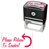 「送信者に戻って!」 ゴム印 セルフインキングスタンプ (インサイチュ)