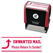 「送信者に戻って!」 ゴム印 セルフインキングスタンプ (インサイチュ)