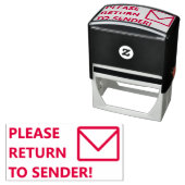 「送信者に戻って!」 ゴム印 セルフインキングスタンプ (インサイチュ)