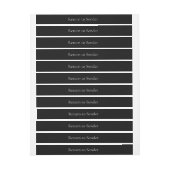 送信者に戻る差出人住所ラベル ラップアラウンドラベル (シート)