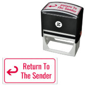 「送信者に戻る」ゴム印 セルフインキングスタンプ (インサイチュ)
