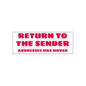 "送信者に戻る" "宛先が移動した" セルフインキングスタンプ (デザイン)