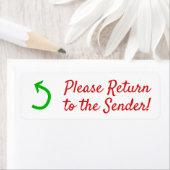 "送信者に戻る！" +矢印ラベル ラベル (インサイチュ)