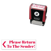 "送信者に戻る!" +矢印 セルフインキングスタンプ (インサイチュ)