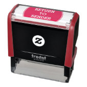 「送信者に戻る」自墨加工ゴム印 セルフインキングスタンプ (商品)