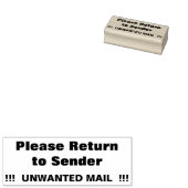 "送信者に戻る" "迷惑メール" ラバースタンプ (押印)