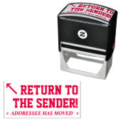 「送信者に戻れ!」 ゴム印 セルフインキングスタンプ (インサイチュ)