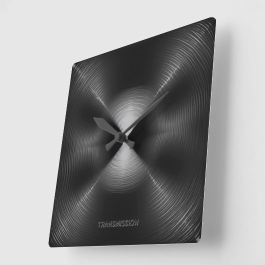 送信 スクエア壁時計 (傾斜)