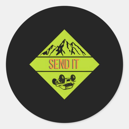 送信 ラウンドシール (正面)