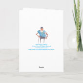 送信，誕生日の願い，単にダッキー（アヒルちゃん）誕生日 カード (裏面)