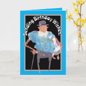 送信，誕生日の願い，単にダッキー（アヒルちゃん）誕生日 カード (黄色い花)