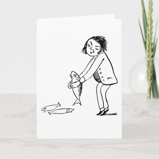 送信,誕生日魚,おもしろい誕生日カード シーズンカード (正面)