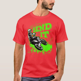 送信ItギフトおもしろいダートバイクモトクロスMXスーパークロ Tシャツ