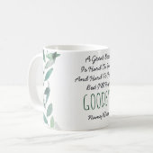 送別おもしろいボスマグ – 懸命へ忘れ コーヒーマグカップ (正面左)