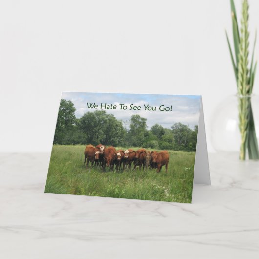 送別グループカード カード (正面)