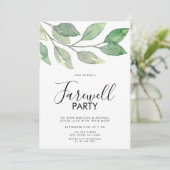 送別パーティの招待状 招待状 (スタンド正面)