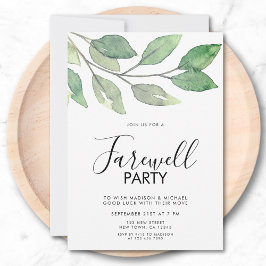 送別パーティの招待状 招待状