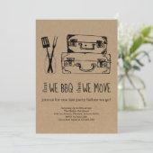 送別パーティーBBQ招待状 招待状 (スタンド正面)