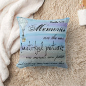 送別ボンボヤージギフト熱気球の名前を追加 クッション (ブランケット)