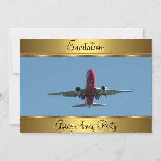 送別会 招待状 (正面)