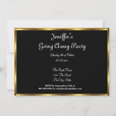 送別会 招待状 (裏面)