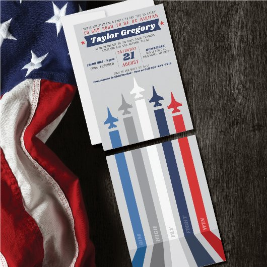 送別会 空軍 新兵訓練 軍事 招待状